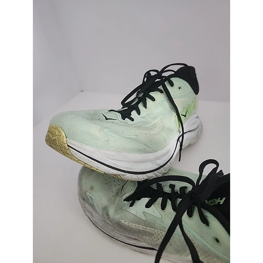 Size 13D- Hoka One One HOKA Clifton 10 Mint Fluorite Men's Running Sneakers